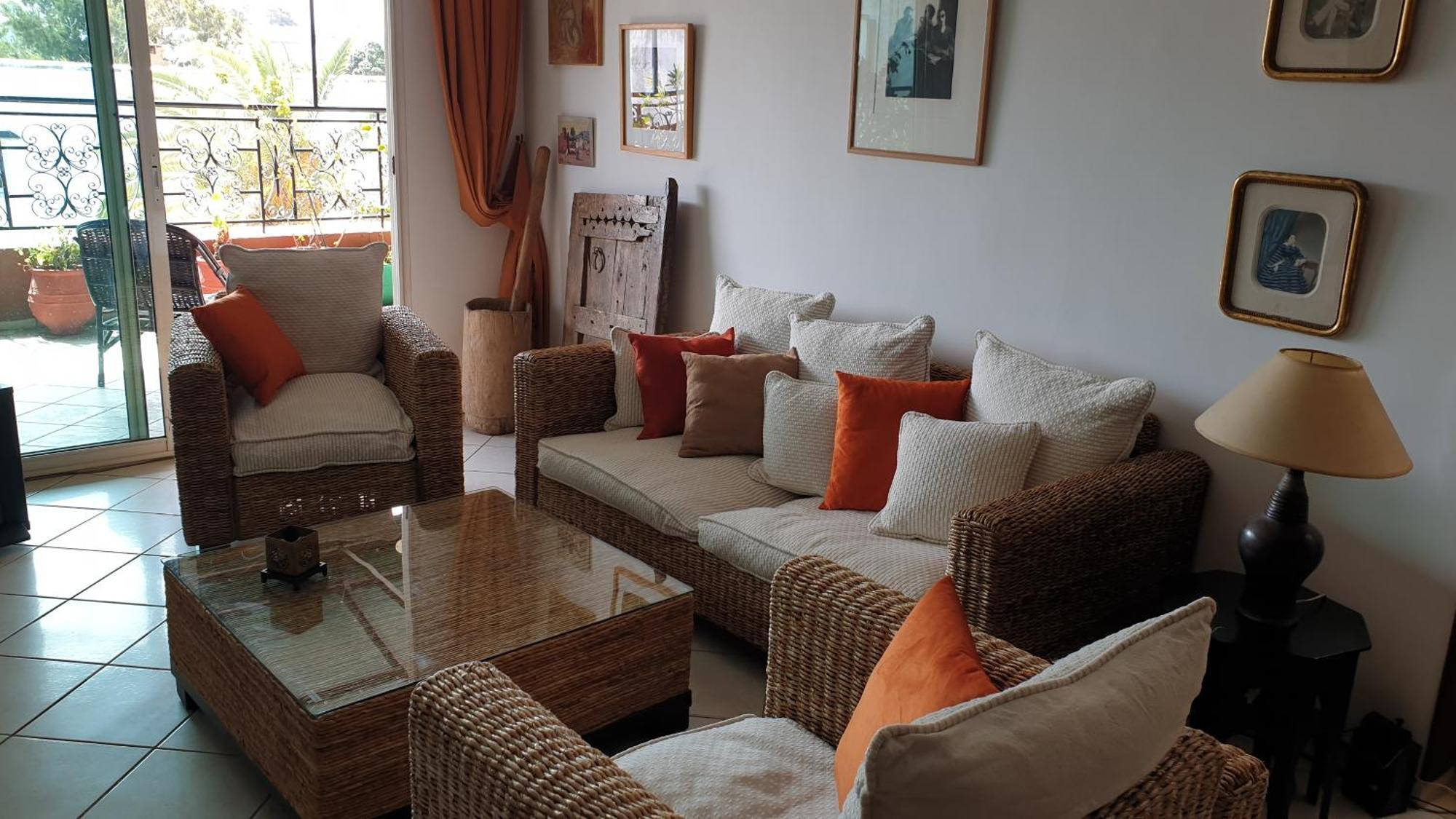 Appartement Agreable Avec 2 Tres Belles Terrasses Au Coeur De Rabat Eksteriør billede