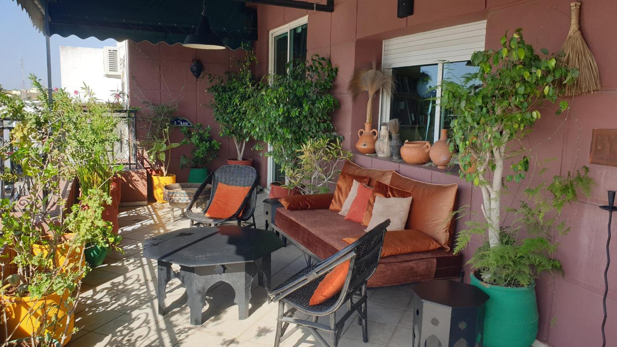 Appartement Agreable Avec 2 Tres Belles Terrasses Au Coeur De Rabat Eksteriør billede