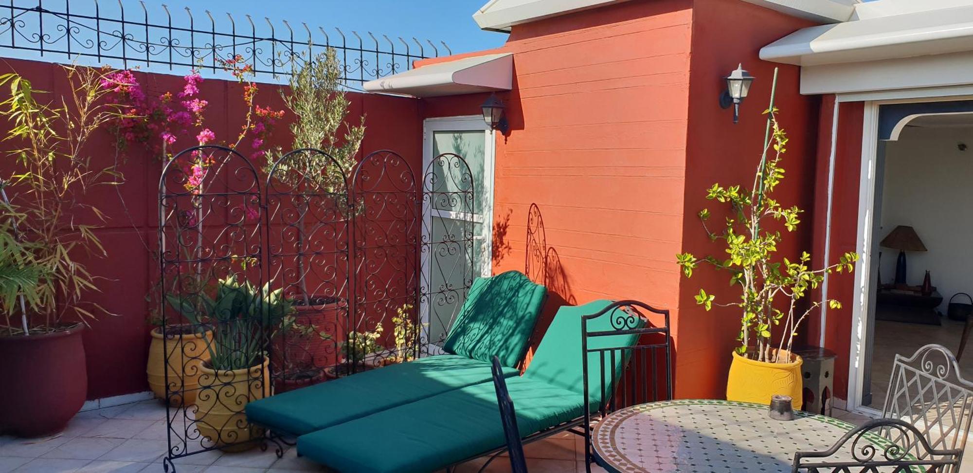 Appartement Agreable Avec 2 Tres Belles Terrasses Au Coeur De Rabat Eksteriør billede