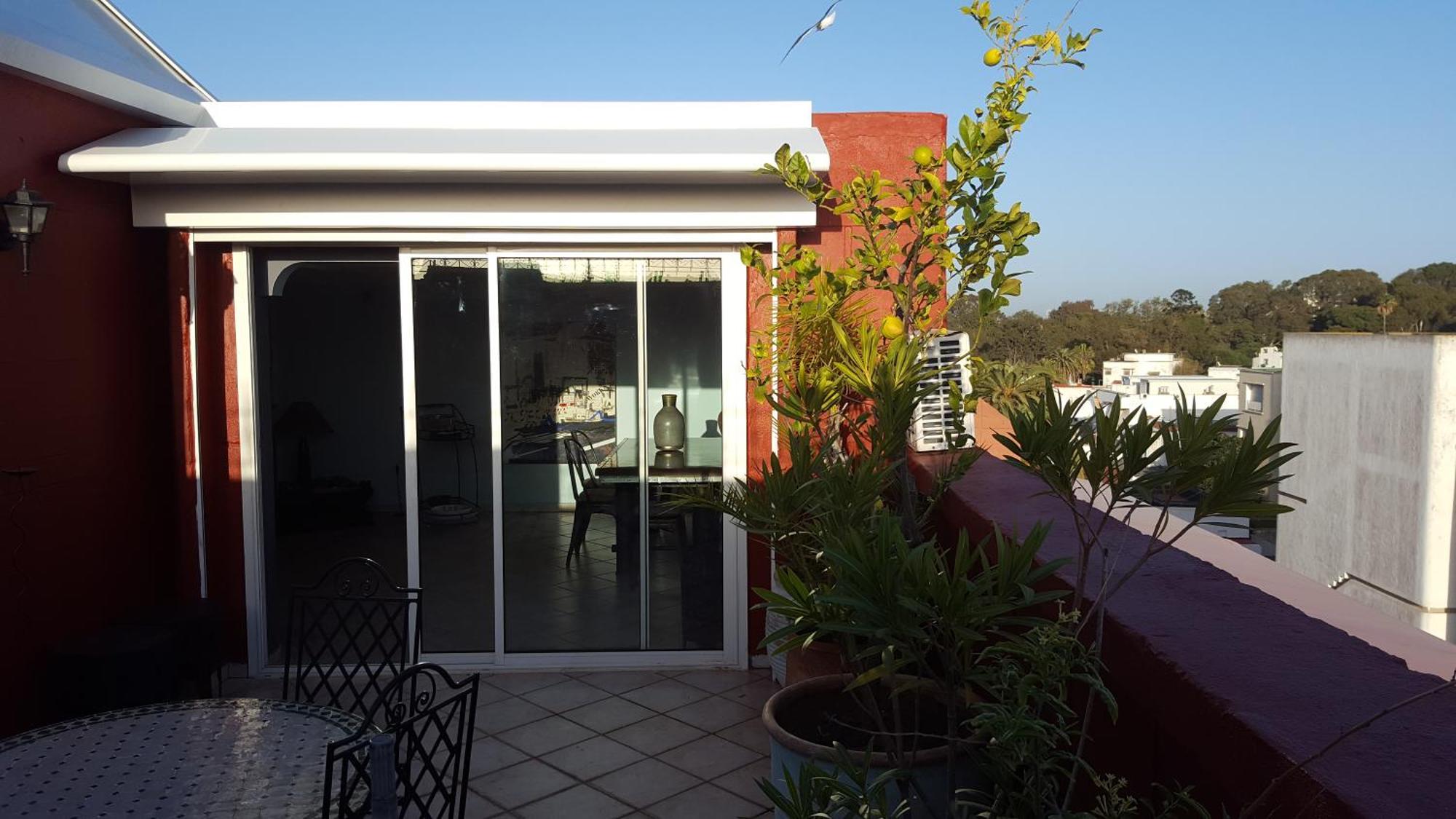Appartement Agreable Avec 2 Tres Belles Terrasses Au Coeur De Rabat Eksteriør billede
